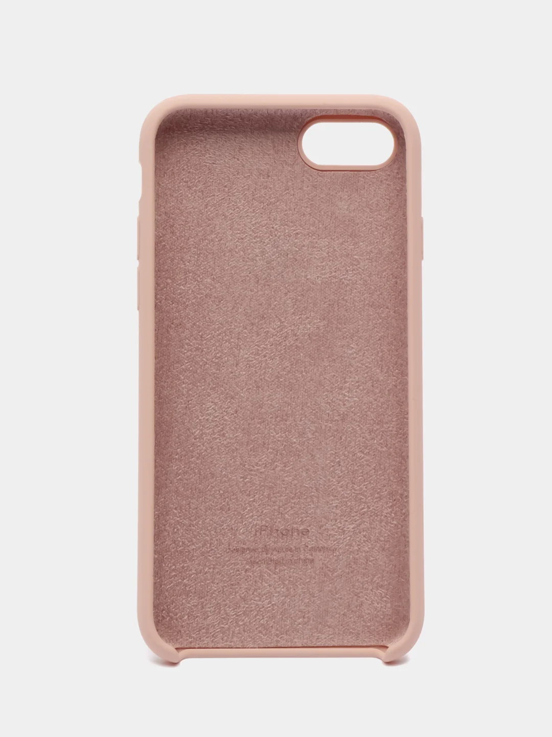 Песочный хаки чехол силиконовый Silicone Case iPhone 7/ iPhone 8/ iPhone SE2020, открытый низ