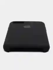 Черный чехол силиконовый Silicone Case iPhone 7/ iPhone 8/ iPhone SE2020, открытый низ