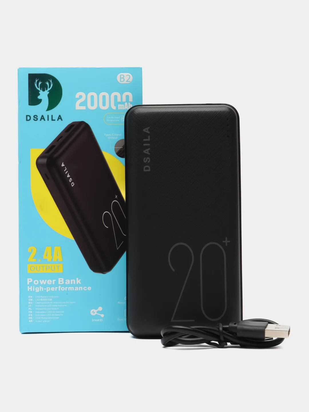 Повербанк с быстрой зарядкой 20000mAh Power Bank 22.5W