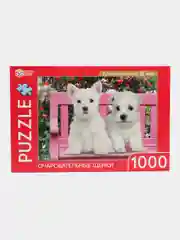 Пазлы "Очаровательные щенки" 1000 деталей