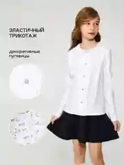 Блузка детская ACOOLA Esma для девочек, белый