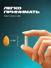 БАД к пище LeafToGo ZMA, цинк, магний, аспарагиновая кислота, 120 капcул