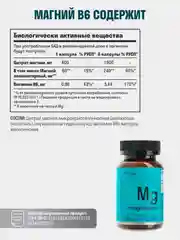 БАД к пище LeafToGo Магний B6 + Омега 3, 100 и 90 капсул