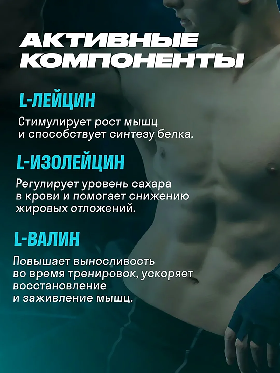 Аминокислоты LeafToGo ВСАА 2:1:1, 300 капсул
