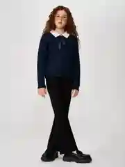 Джемпер детский ACOOLA Sandra, для девочек, темно-синий