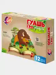 Гуашь Луч "Zoo", 6, 9, 12, 18, 20цв. Баночки 15мл , картонная упаковка