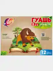 Гуашь Луч "Zoo", 6, 9, 12, 18, 20цв. Баночки 15мл , картонная упаковка