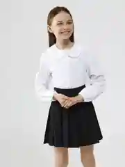 Блузка детская для девочек ACOOLA Roberta, белый, хлопок