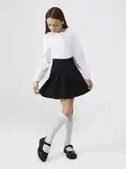 Блузка детская для девочек ACOOLA Roberta, белый, хлопок