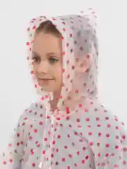 Красный дождевик плащ детский