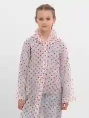 Красный дождевик плащ детский