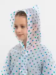 Синий дождевик плащ детский