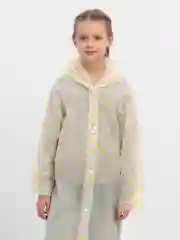 Желтый дождевик плащ детский