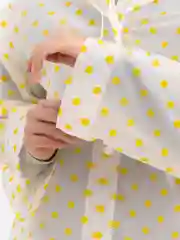 Желтый дождевик плащ детский