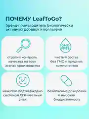 БАД к пище LeafToGo Магния цитрат, с витамином B6, 650 мг, 60 таблеток