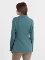 Оливковый пиджак женский с завязками , на шнуровке
