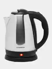 Чайник Starwind SKS1053 серебристый/черный, 1.8 л, 1500 Вт