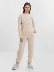 Бежевый женский спортивный костюм