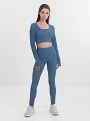 Серый костюм спортивный с лосинами / Костюм для йоги / Спортивный комплект