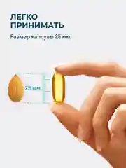 БАД к пище LeafToGo Омега 3 Premium, 120 капсул