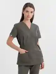 Зелёный хаки медицинский костюм, женский