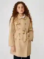 Плащ детский для девочек ACOOLA Maroon, бежевый, полиэстер
