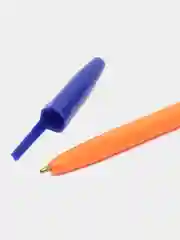 Ручка шариковая, синяя, пластиковый корпус