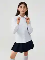 Блузка детская Acoola Sandrin, для девочек, белый