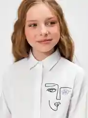 Блузка детская ACOOLA Dabe, для девочек, белый