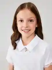 Блузка детская ACOOLA Gvinevra, для девочек, белоснежный