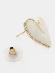 Белый серьги женские, серьгие женские сердце, серьги  золотые, серьги женские перламутровыек