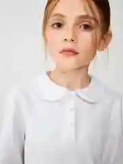Блузка детская ACOOLA Serafina, для девочек, белый