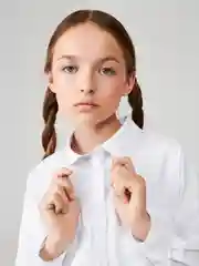 Блузка детская ACOOLA Kort, для девочек, белая