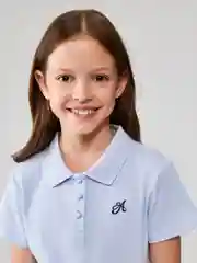 Блузка детская ACOOLA Melissa, для девочек, голубой
