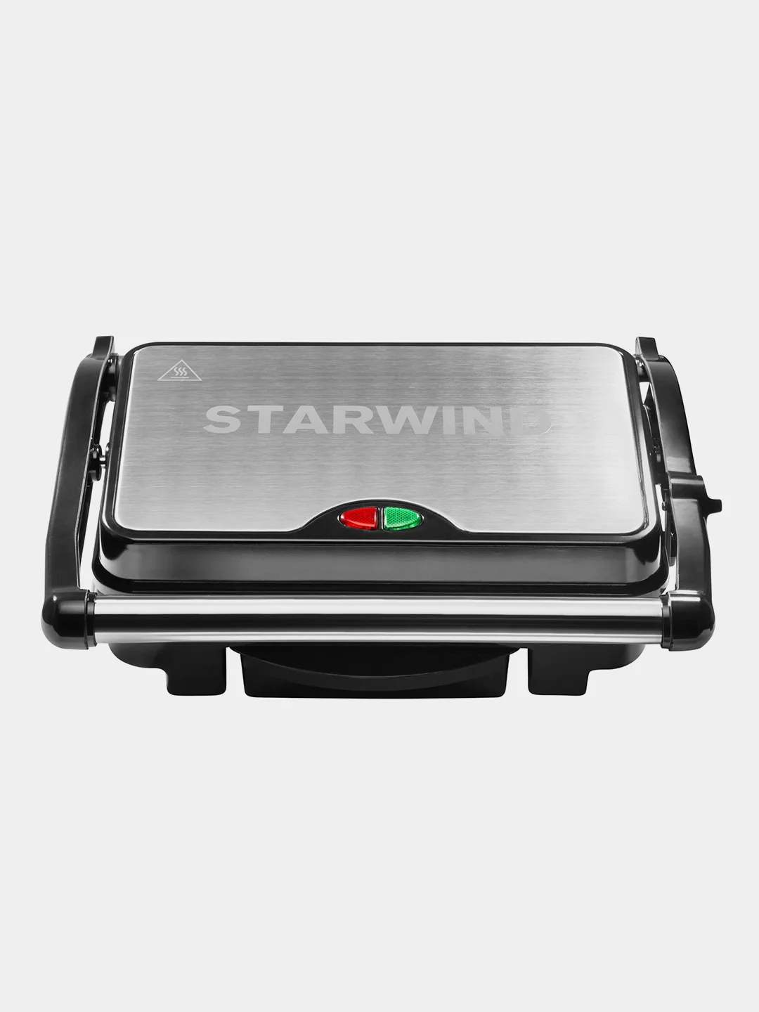 Электрогриль Starwind SSG2040, 1500Вт, серебристый/черный