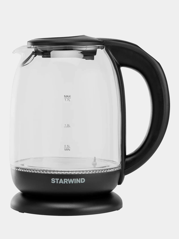 Чайник Starwind SKS4517, 1.7л, 2200Вт, черный