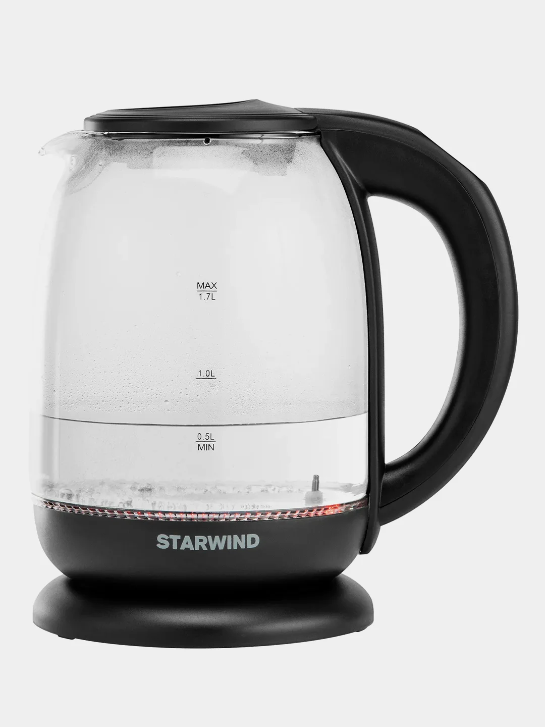 Чайник Starwind SKS4517, 1.7л, 2200Вт, черный