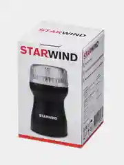Кофемолка Starwind SGP4421, 200Вт, ротационный нож, 40г, черный