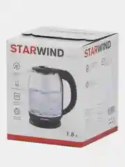 Чайник Starwind SKG1052, 1.8 л, 1500 Вт, корпус из стекла