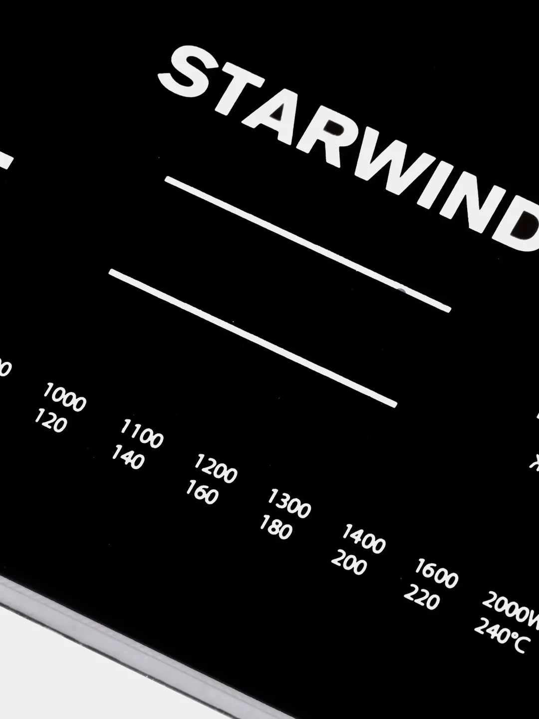 Плита индукционная Starwind STI-1001, черный, стеклокерамика, настольная