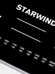 Плита индукционная Starwind STI-1001, черный, стеклокерамика, настольная