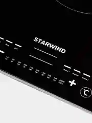 Плита индукционная Starwind STI-1001, черный, стеклокерамика, настольная