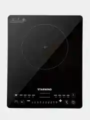 Плита индукционная Starwind STI-1001, черный, стеклокерамика, настольная