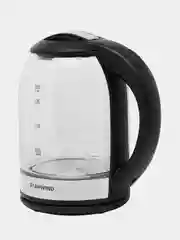 Чайник Starwind SKG2051, 1.8л, 1800Вт, черный/серебристый