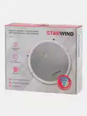 Пылесос-робот Starwind SRV4570, 15Вт, серебристый/белый
