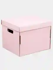 Розовый коробка для хранения вещей, складная, 37 х 29 х 30.5 см