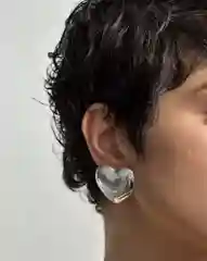 Серьги сердце