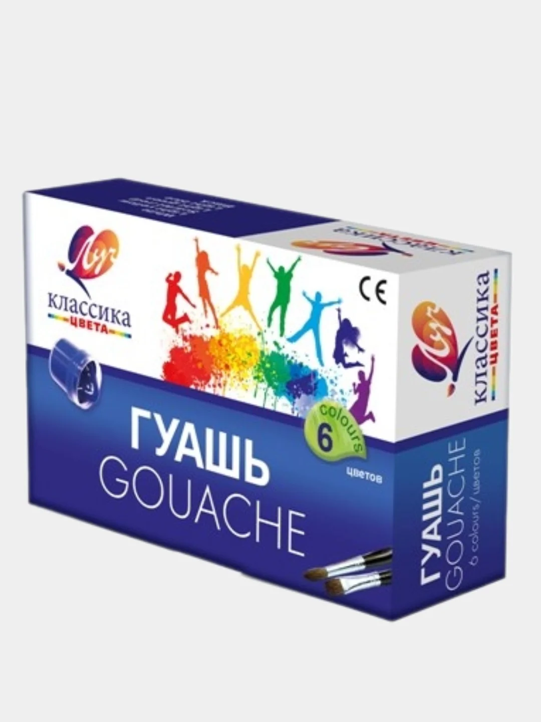 Багровый гуашь Луч "Классика" 6, 9, 12,16, 24цв. баночки 20мл