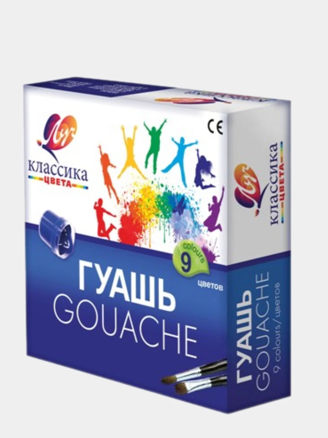 Бежевый гуашь Луч "Классика" 6, 9, 12,16, 24цв. баночки 20мл