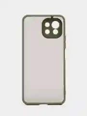 Зеленый чехол Xiaomi Mi11 lite противоударный  матовый